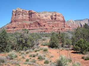 Bell Rock, at one of the vortexes in Sedona, AZ